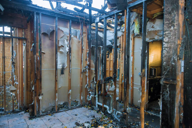 Professional Fire Damage Restoration technician working in Eldorado at Santa Fe, NM